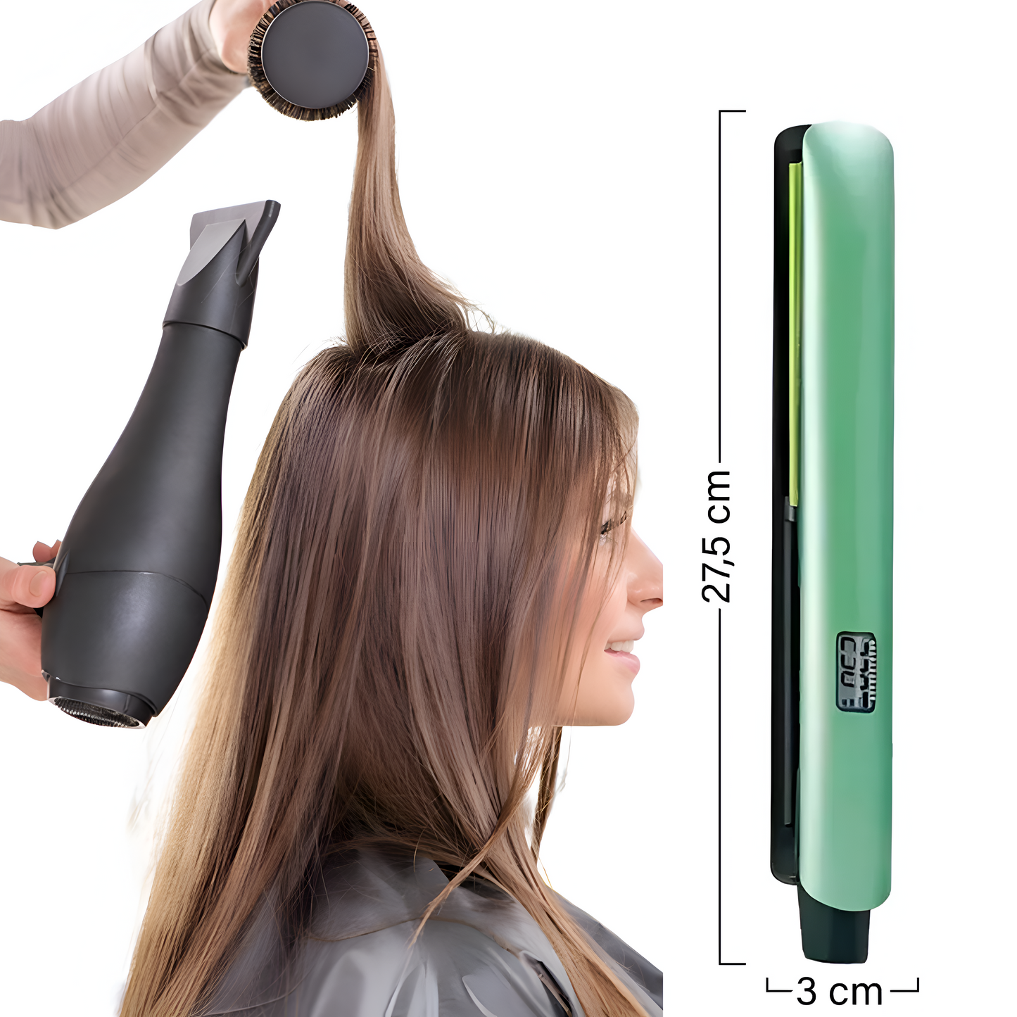 COMBO PLANCHA DE AGUACATE AAA - SECADOR REMINTON AAA